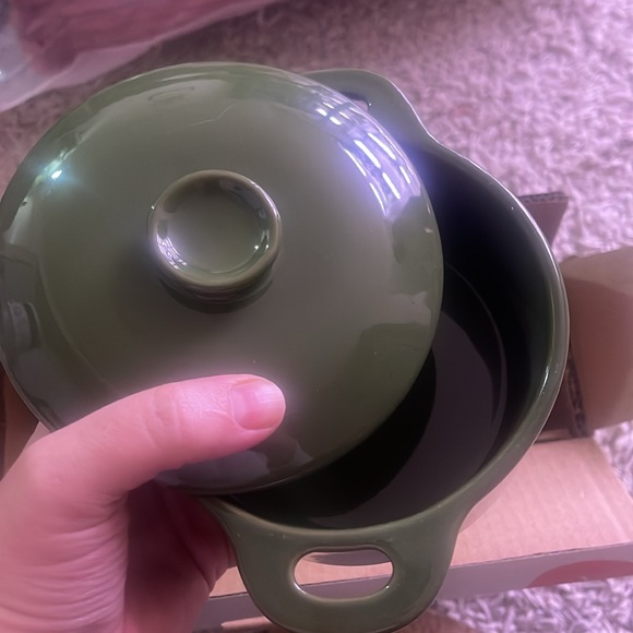 Mini Round Ceramic Cocotte Set NEW - Picture 5 of 5